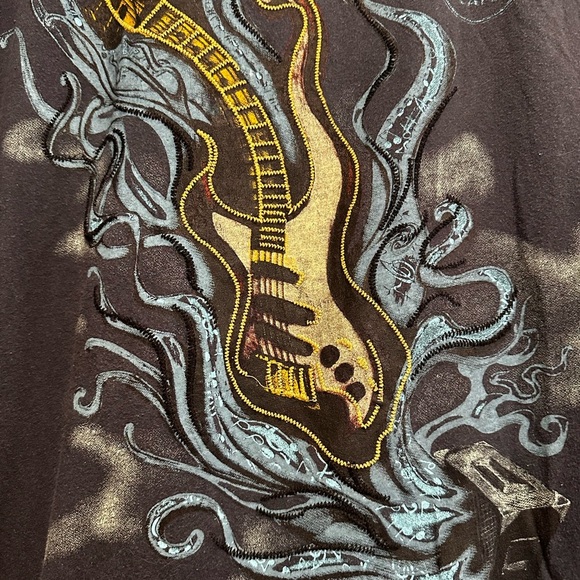 Men’s XXL Hard Rock Cafe Chicago Melting Guitar Embroidered Graphic Tee. Logo - Picture 12 of 12